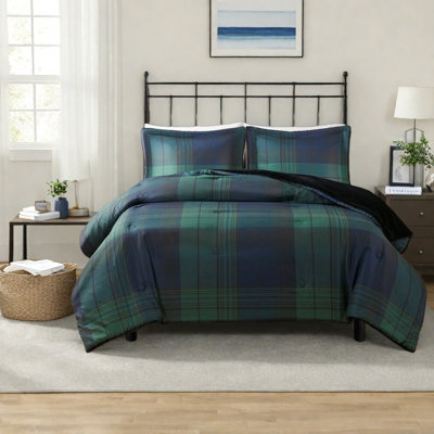 Ensembles de literie confortables avec édredon en fausse laine, style contemporain multicolore