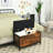 Faux Leather Upholstered Storage Bench