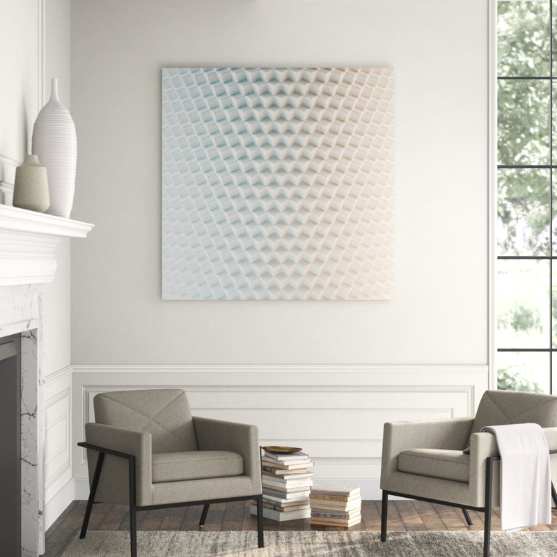 Cubic Print, 56" H x 56" W x 1" D, Acrylic