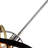 Randwick 1 - Light Black/Gold Pendant