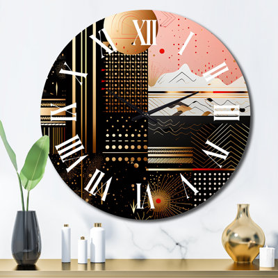 Horloge murale boho chic