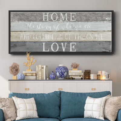 Home Love- Framed Canvas