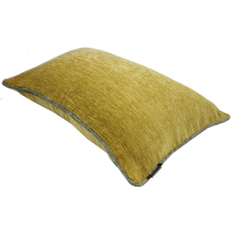 Suwanee Rectangular Cushion Cover, 30 x 50cm, Yellow/Grey