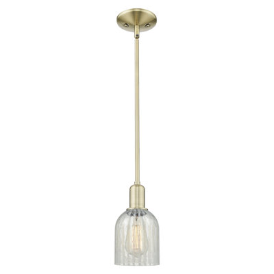 Arcadia - Caledonia - 1 Light 5" Stem Hung Mini Pendant