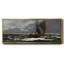 Stormy Seascape, 1867 - toile encadrée-110639796
