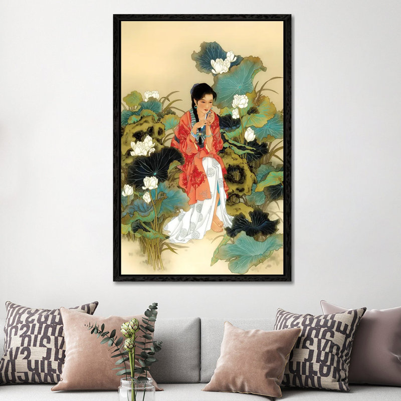 Follow My Heart - Wrapped Canvas Painting, Black Framed, 152.5 cm H x 101.5 cm W