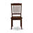 5 Piece Dining Room Table Set Includes a Round Dining Table with Pedestal and 4 Wood Seat Chairs, Mahogany-692430177-748040679-748040698