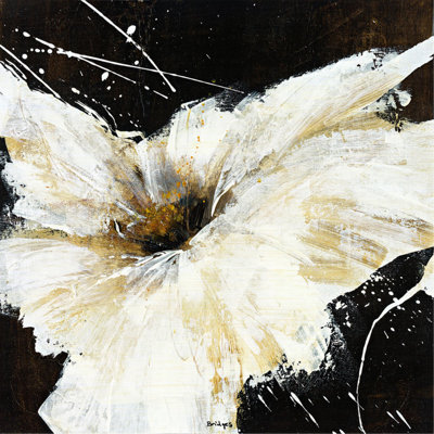 Blanco Flor I Painting by Bridges