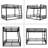 Metal Full XL Over Queen Bunk Bed For Teens And Adults,Space-Saving/Noise Reduced/No Box Spring Needed-580387632