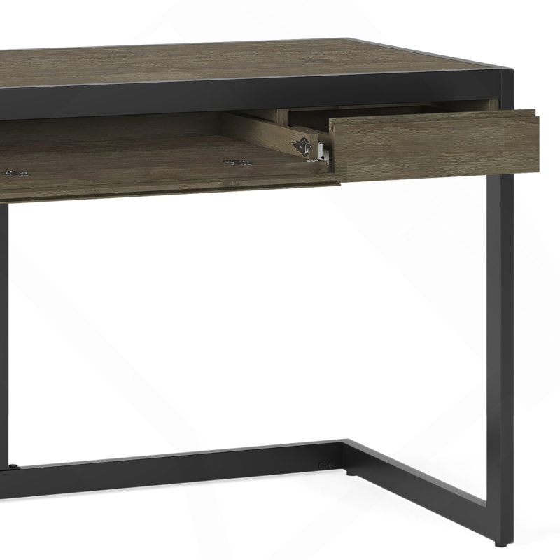 Bureau - Gris vieilli, Gris, H 31 po x l 60 po x P 24 po
