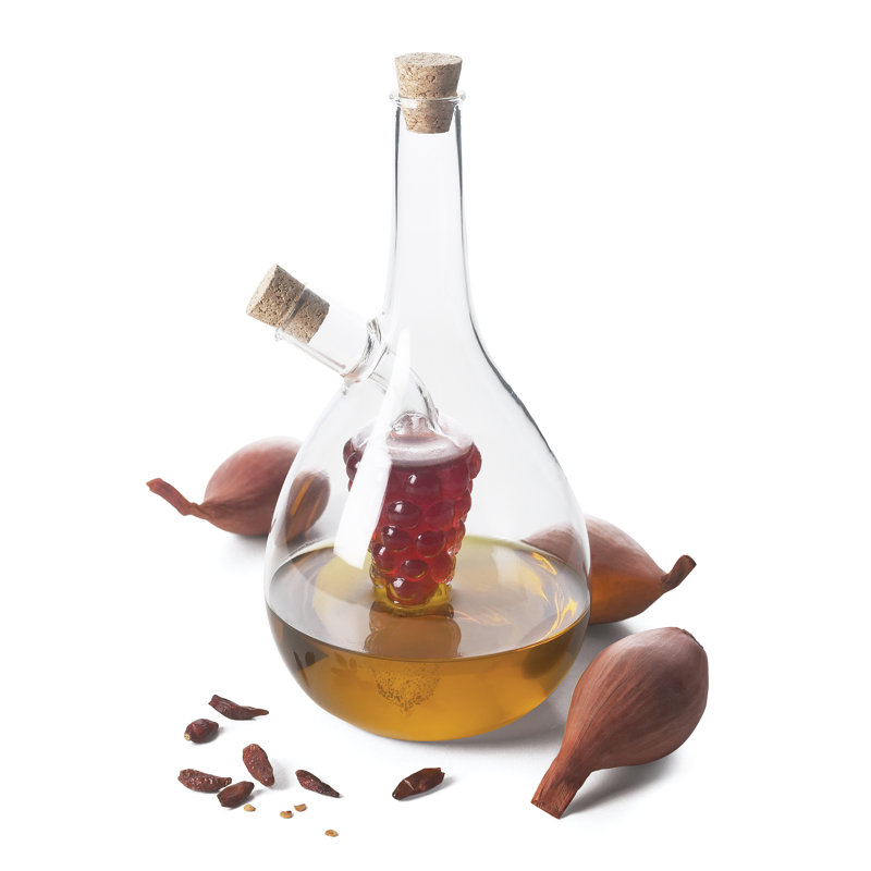 Soffio 600ml Glass Single Oil / Vinegar Cruet
