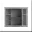 Armoire de rangement murale moderne pour salle de bain 35 po x 28 po, armoire à pharmacie, armoire murale moderne avec miroir, armoire à miroir avec 6 tablettes ouvertes (meuble-lavabo non inclus)-922956863