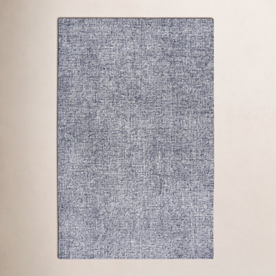 Britley Black White Hand-Tufted Wool Rug