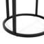 Ensemble de tables basses et tables de bout Nesting - plateau en bois de sapin et structure en fer, conception peu encombrante-2051504680