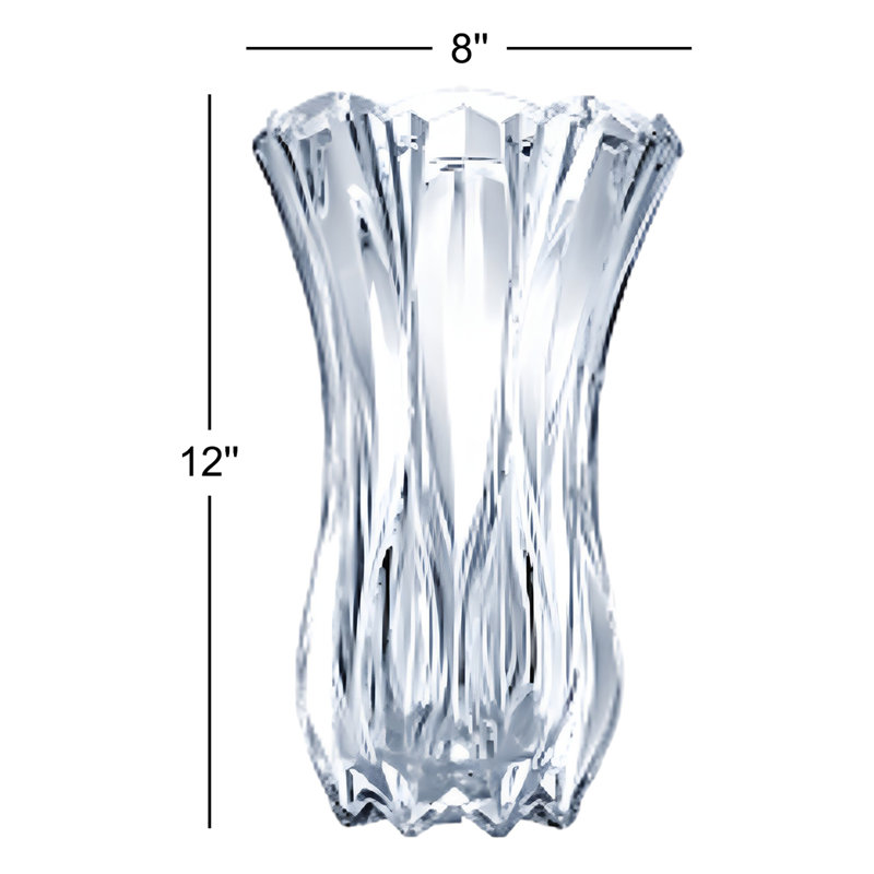 Blossom 12 in. Glass Vase