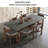 Ancient Style Solid Wood Dining Table And Chairs Rectangular Dining Set-122718332-100749757