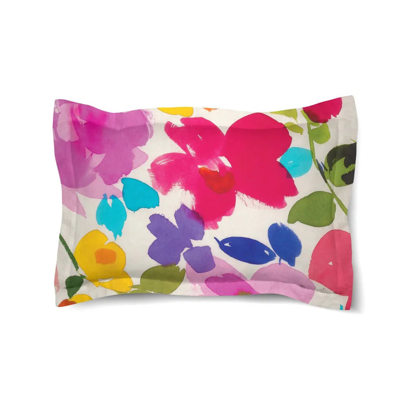 Laural Home Bright Florals Duvet Sham, Full Sham