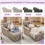 Chaise longue de rangement rembourrée de 37,4 po avec dossier réglable (ensemble de 2)-1818298488