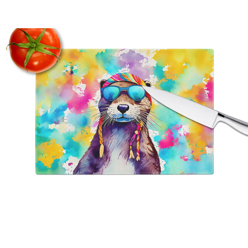 Planche à découper en verre Hippie Animal