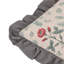 Floral Grey Square Cushion Cover