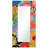 "Secret Garden Floral II" 72"x36" Colorful Rectangular Beveled Leaner Mirror on Free Floating Reverse Printed Tempered Art Glass