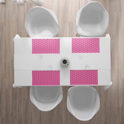Polyester Polka Dots Rectangle Placemat
