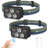 Battery Powered Integrated LED Headlamp with 5 Lights