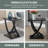 Arbri 22" W Criss-Cross Chairside End Table-1297541288