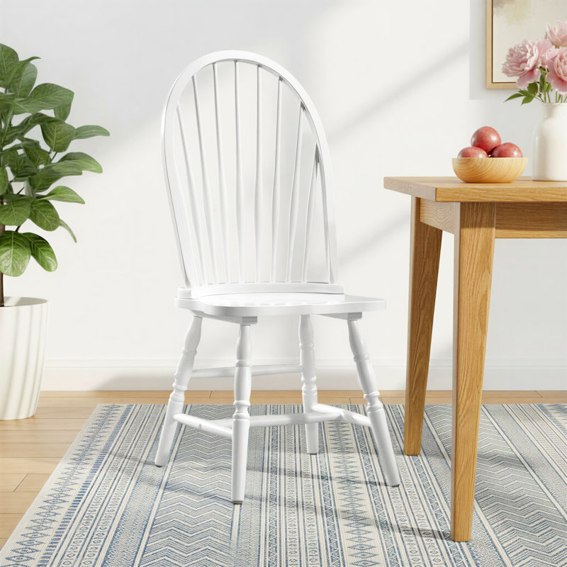 Wisconsin 17.25'' H Solid Wood Side Chair, Pure White