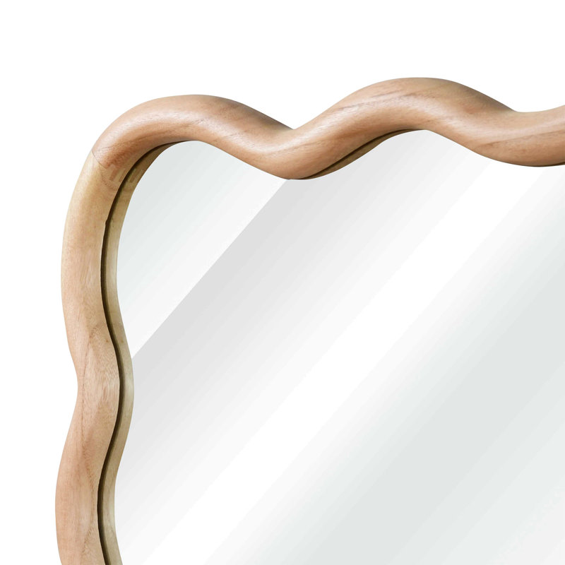 Miroir décoratif 24 po x 36 po, Natural Wood, Rectangle