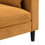 Velours côtelé orange moderne - deux pièces pour la chambre à coucher confortable avec coussin éponge et coussins de construction solide 3 places + 2 salon, chambre à coucher, canapé confortable appartement-2031810055