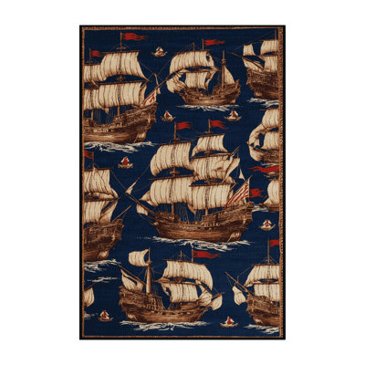  Tapis nautique lavable pirate