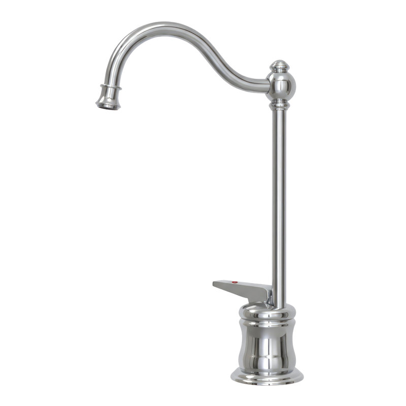 Whitehaus Collection Forever Hot Kitchen Faucet, Polished Chrome