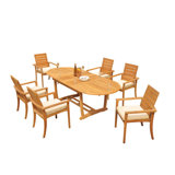Algrave Outdoor 7 - Piece Teak Dining Set