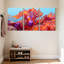 «Nautical & Beach Vibrant Coral Reef Underwater Scene», ensemble de 3 impressions sur toile-1938161334