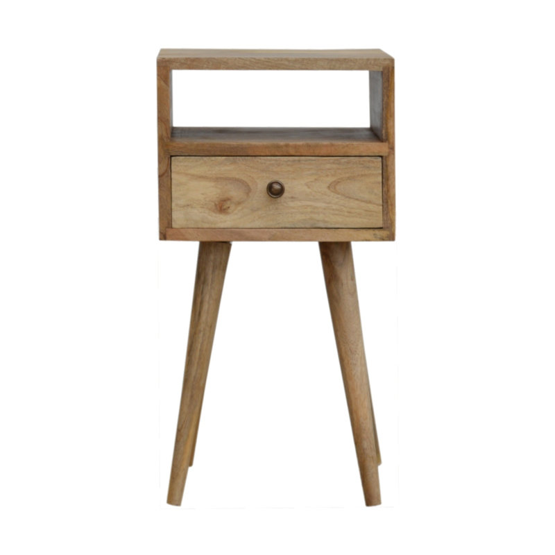 30cm W Solid Wood Bedside Table