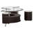 3-piece Coffee Table and Stools Set