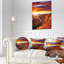 Coussin lombaire à imprimé paysage paysage
