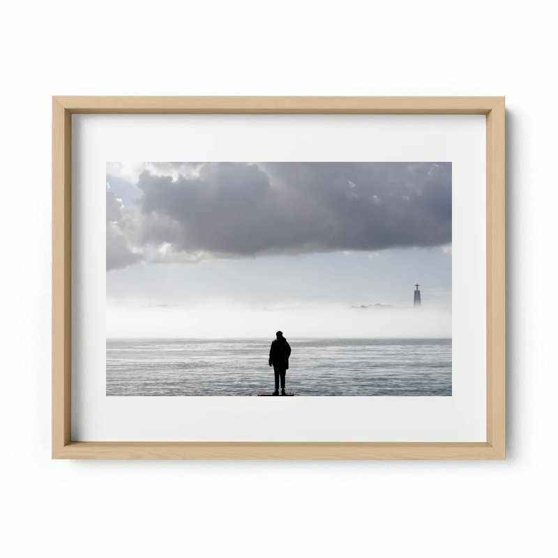 Morning Air Print by Joseph Regan, 26" H x 36" W x 0.75" D, Natural