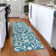 Premium Machine Washable Prisco Teal Rug