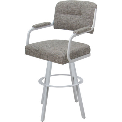Tabouret de bar pivotant en métal 30 po sur base Warren