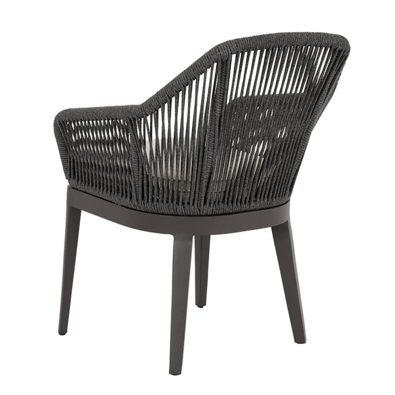 Milano Patio Dining Armchair with Cushions, Echo Ash Sunbrella®