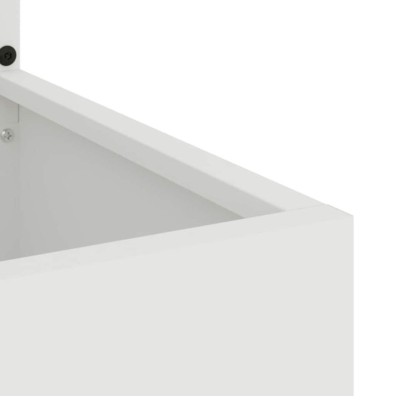 Planter Box, 140cm H x 50cm W x 50cm D, White