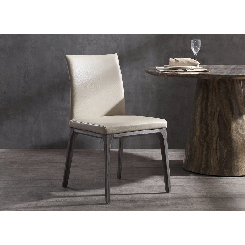 Chaise d'appoint rembourrée Jakiylah, Gris, Taupe