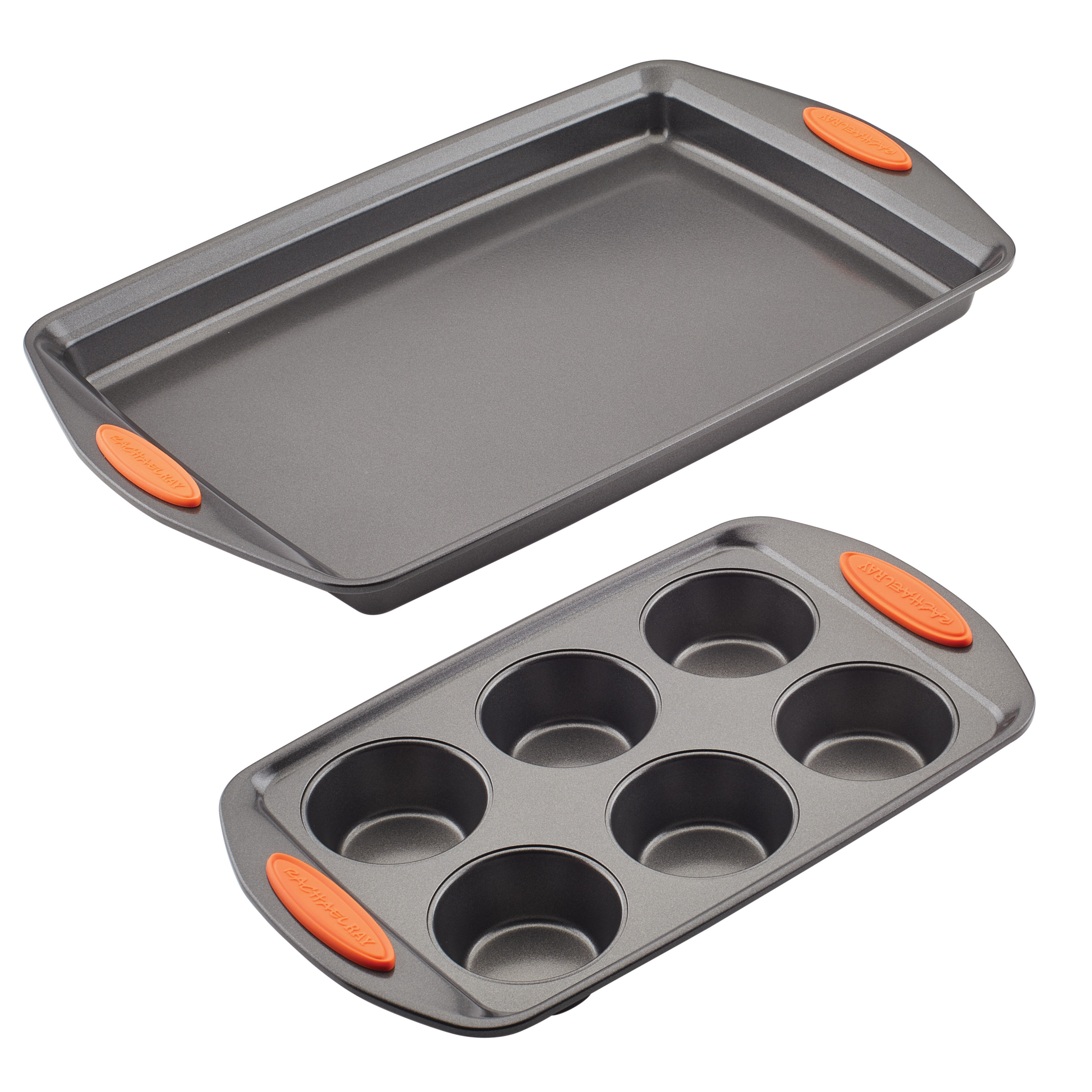 Rachael Ray Yum-O Nonstick Bakeware Oven Lovin' Rectangle Baking Cake Pan, 9  Inch by 13 Inch & Reviews