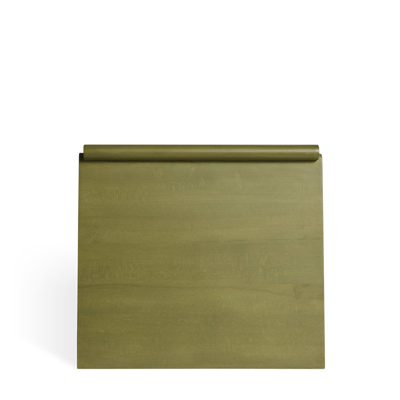 Jut Solid Wood End Table, Loden
