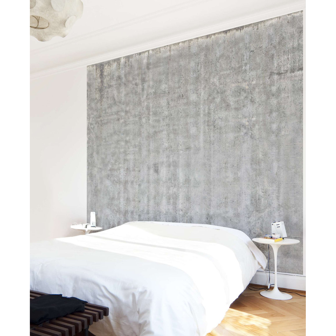 Large Concrete Look Wall 3.36m x 336cm Wallpaper Roll