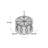 3 - Light Dimmable Drum Chandelier