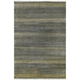 One-of-a-Kind Rectangle 6'1" x 9'1" Area Rug in Denim/Gold