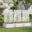 Ensemble de jardinière extérieure en PVC 71 po x l 35 po x P 24 po avec treillis pour jardin surélevé-1661411631-1663035901